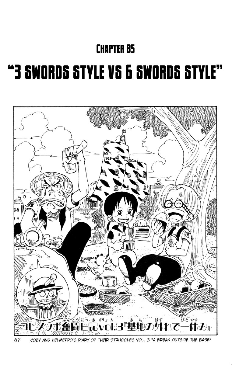 One Piece, Chapter 85 image 01